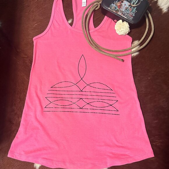 Boot Stitch Tank - Picture 1 of 2